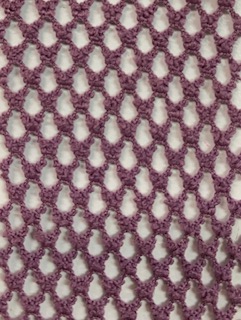 Medium Hole Fishnet Fabric Lavander