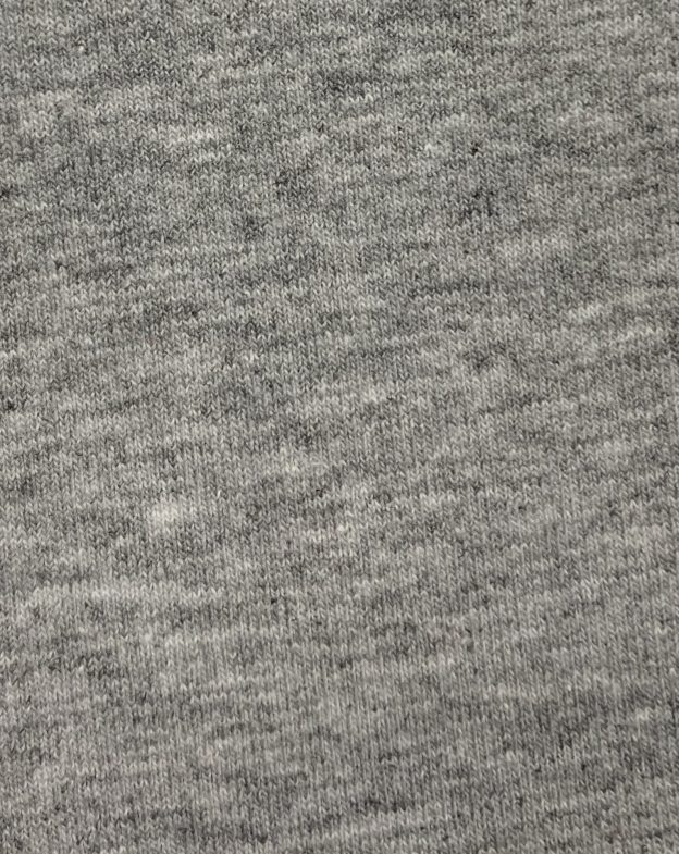 Cotton Lycra Fabric 12 oz Lt. Grey Melange | SOFI Enterprises Inc.