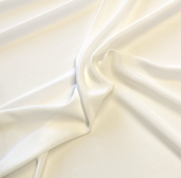 Rayon Fabric Off White