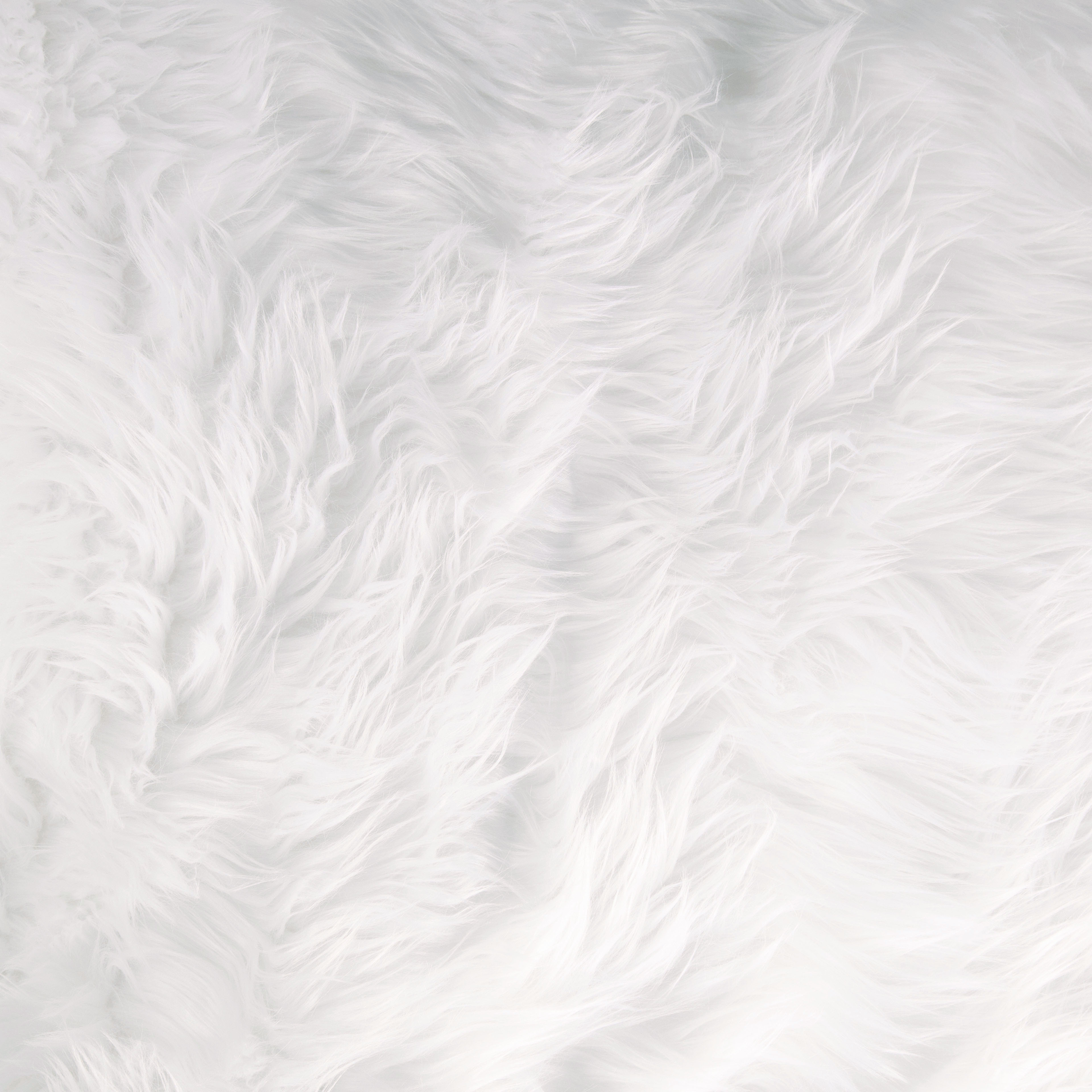 White Faux Fur Fabric