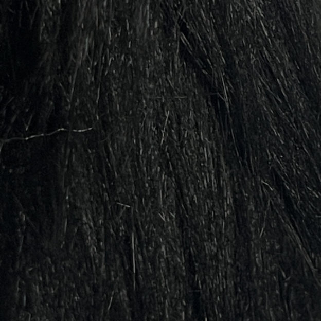 Black Shaggy Faux Fur Fabric