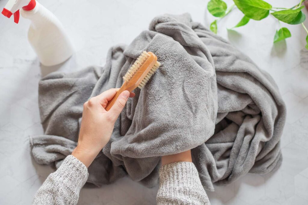 Drying fleece blanket hotsell