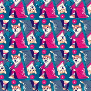 Dog Print Fabric Wholesale