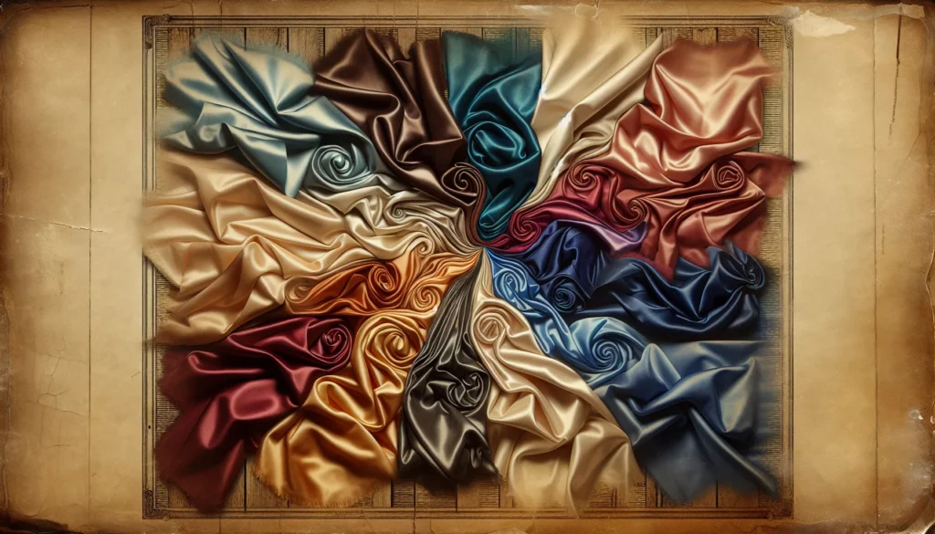 types of satin fabric
