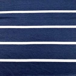 Stripe Rayon Spandex Jersey Navy Stripe Rayon Spandex Jersey Navy