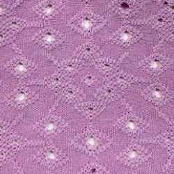 Eyelet Knit Fabric Lavender